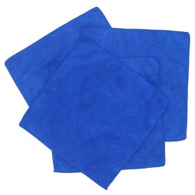 Kitchen Clean Water Absorption Lint-free Microfiber Rag (Option: Blue-30x 30cm 5 Pieces)